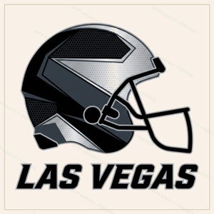 Las Vegas Football Sublimation Bundle, 8 PNG Helmet Designs, Game Day Shirt Clipart, Digital Download image 8
