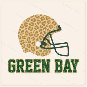 Green Bay Football PNG Bundle, 8 Helmet Designs, Game Day Sublimation Set, Digital Download image 5
