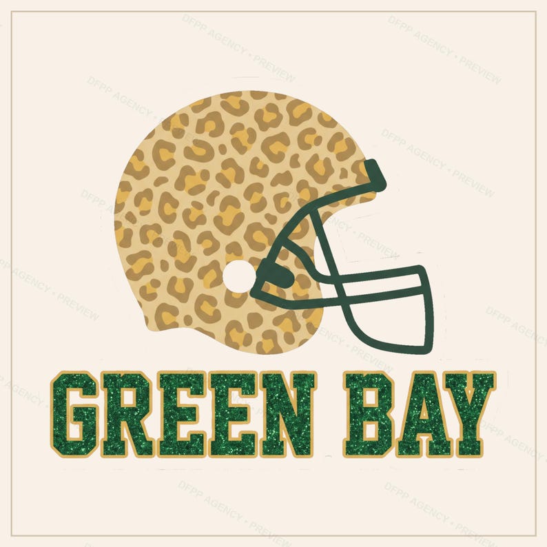 Green Bay Football PNG Bundle, 8 Helmet Designs, Game Day Sublimation Set, Digital Download image 5