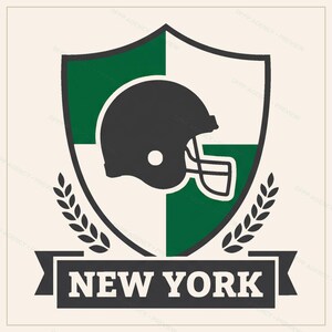 Zestaw do sublimacji New York Green & White Football, 8 wzorów kasków PNG, grafika 3D na koszulce meczowej, pobieranie cyfrowe zdjęcie 9