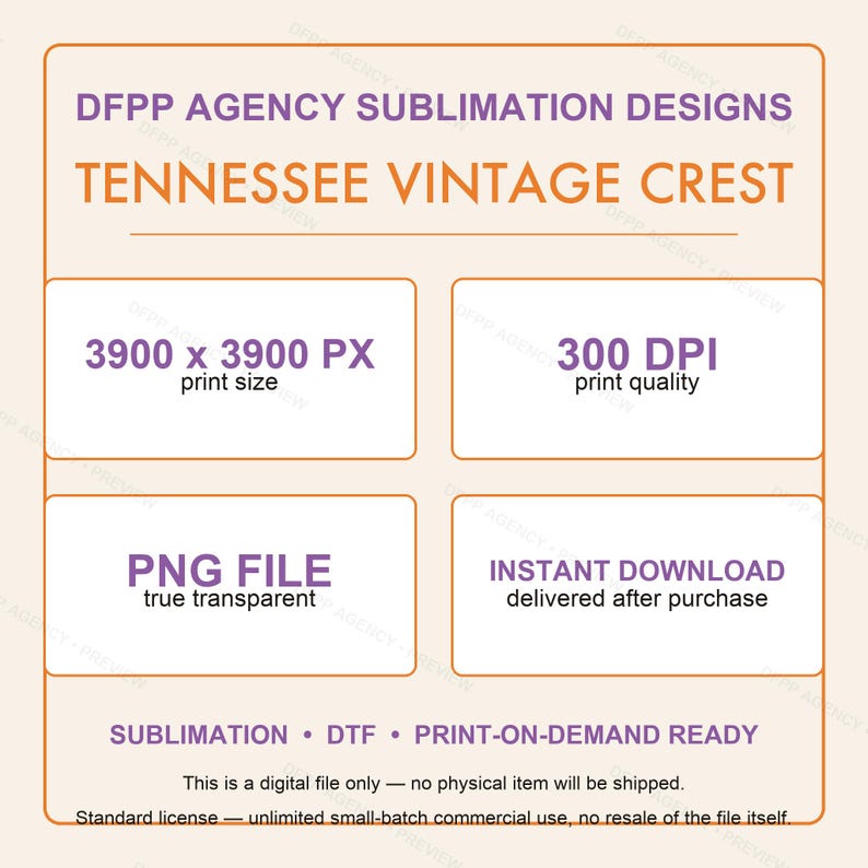 Tennessee Vintage Crest Football PNG, Retro Varsity Sublimatieontwerp, Digitale Download afbeelding 7