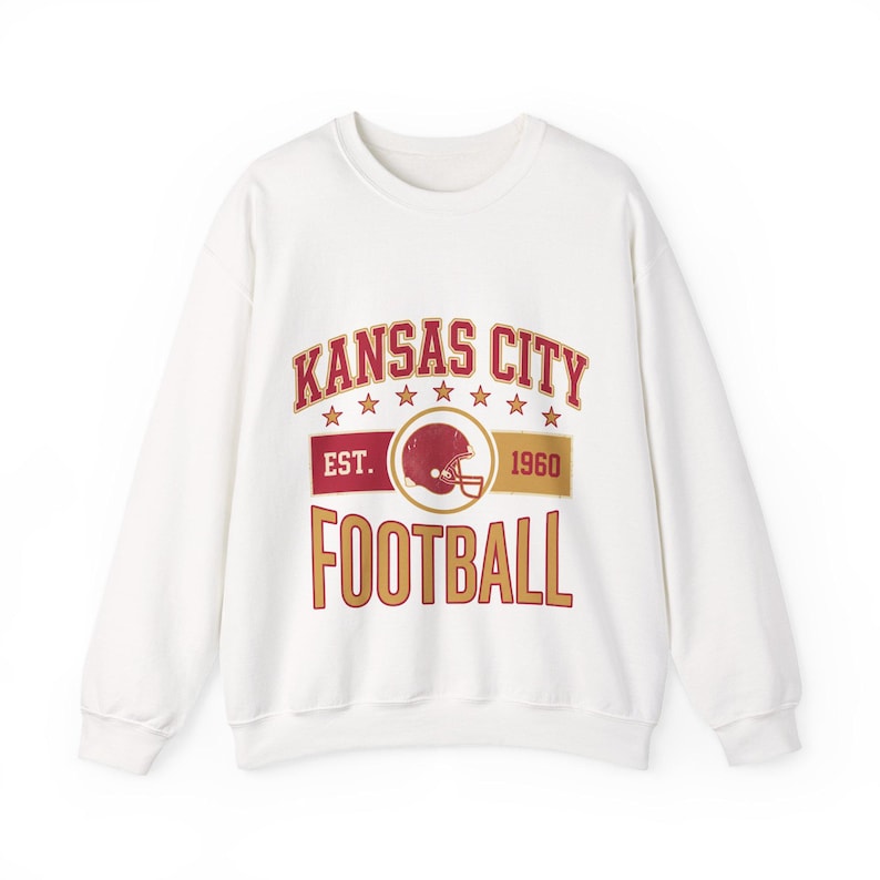 Kansas City Vintage-Sweatshirt mit Wappen | Fan-Motiv | Unisex-Sweatshirt Bild 1