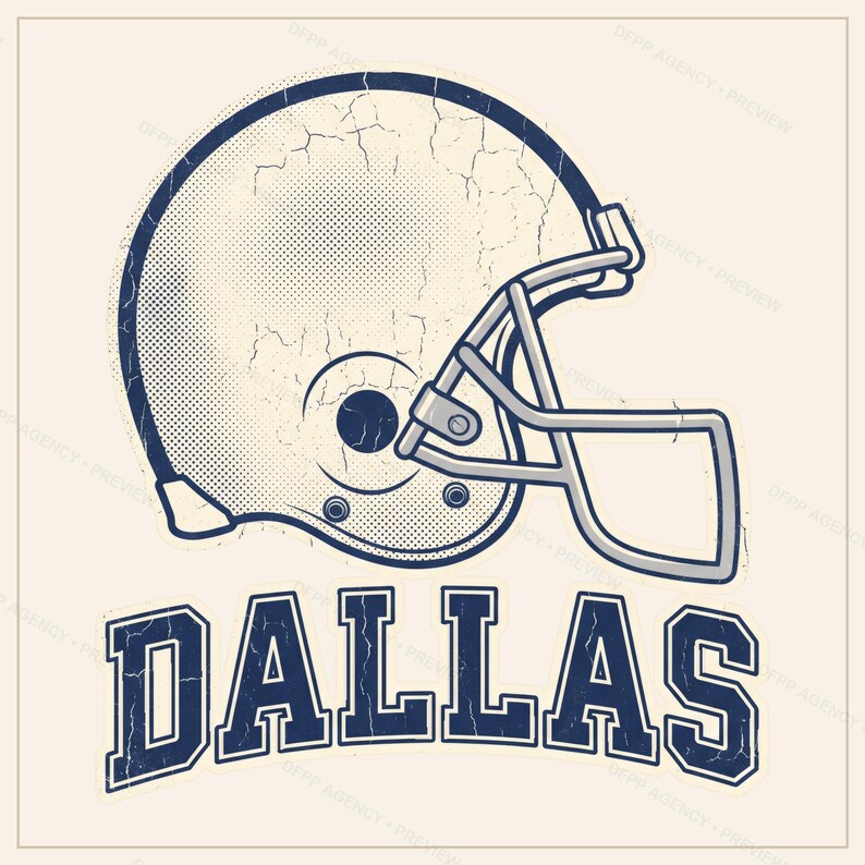 Dallas Helmet PNG Bundle, 8 Football Fan Styles, Sublimation and DTF Designs, Instant Download image 10