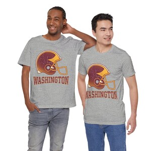 Washington Vintage Varsity Helmet Football Tee, Vintage Game Day Shirt, Sportkleding, Geweldig Cadeau afbeelding 10