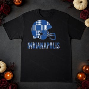 Indianapolis Patchwork Helmet PNG, Retro Sublimation File, Fan Shirt Clipart, Instant Download image 5