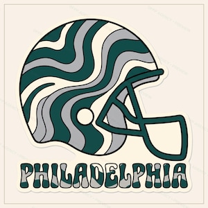 Philadelphia-Helm-PNG-Bundle, 8 Football-Fan-Designs, Sublimations- und DTF-Designs, Sofort-Download Bild 6