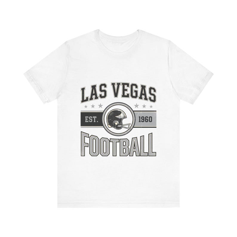 Las Vegas Vintage Crest T-Shirt | Football Fan Graphic | Unisex T-Shirt image 1