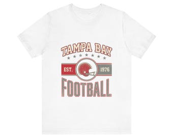 Tampa Bay Vintage Crest T-Shirt | Football Fan Graphic | Unisex T-Shirt