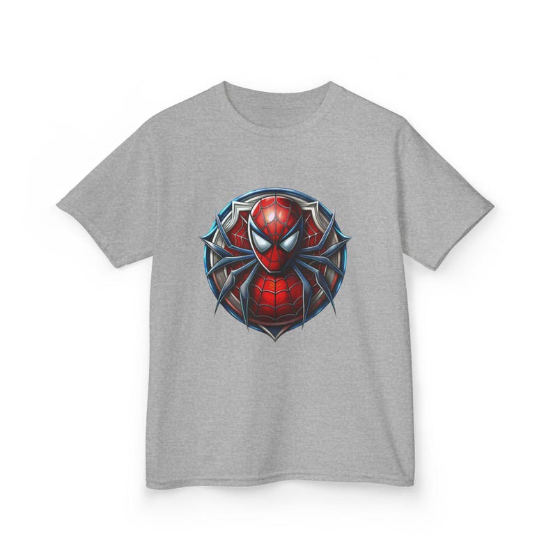 Spiderman Logo Kids Tee | Superhero Spider-Man Shirt Bild 1