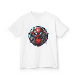 Spiderman Logo Kids Tee | Superhero Spider-Man Shirt Bild 5