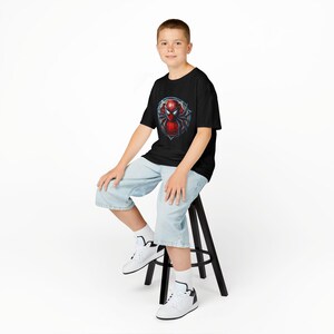 Spiderman Logo Kids Tee | Superhero Spider-Man Shirt Bild 2