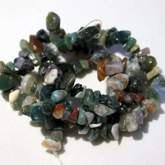 16 Gorgeous Coin Shaped Indian Agate Gemstone Beads 8 mm