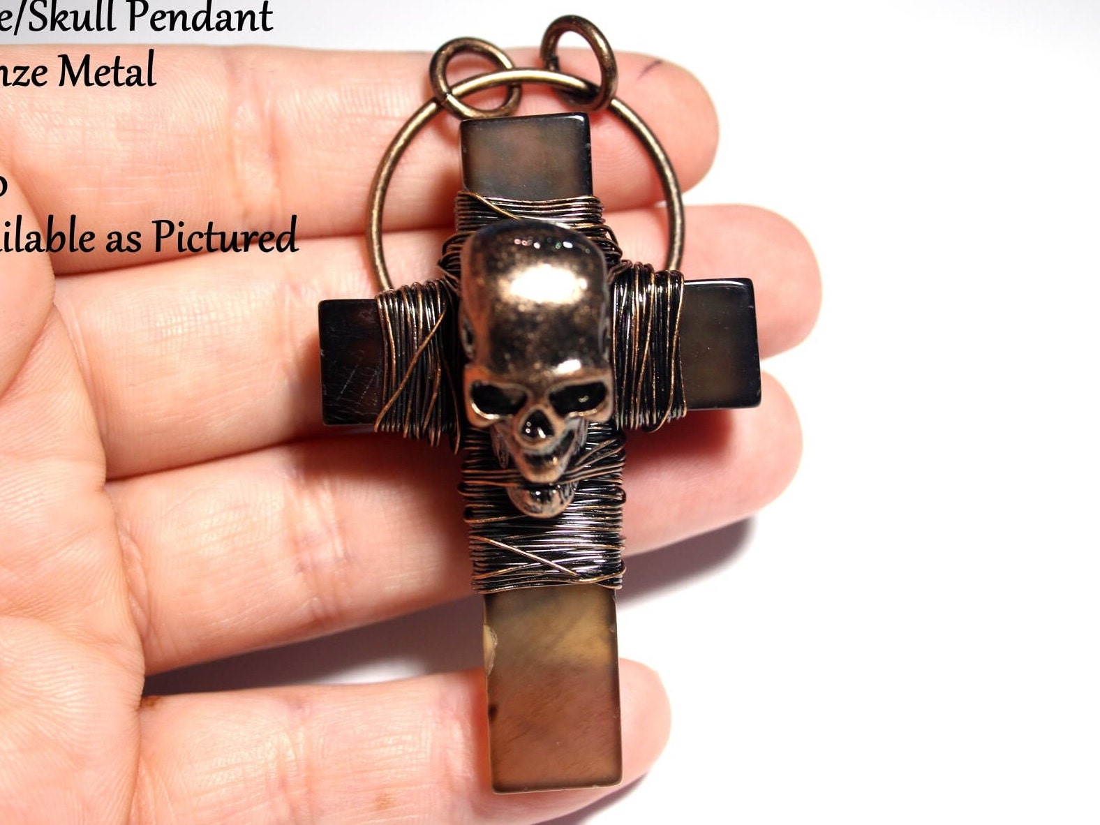 Cross Pendant Bronze Electro-Plated #1,549 Brown Pendant Bronze Metal Amethyst Pendant Skull Agate Pendant Cross Pendant Bronze Electro-Plated #1,549 Brown Pendant Bronze Metal Amethyst Pendant Skull Agate Pendant