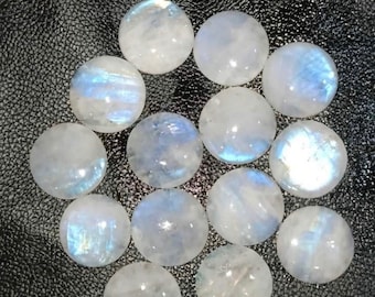 Round Blue Moonstone Cabs, 6mm to 26mm, 1pc, 5pcs, 10pcs, Round Moonstone Cabochons