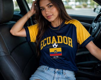Ecuador La Tri Soccer Shirt – Ecuador Football Fan Tee – Ecuador National Team Supporter Shirt – World Cup 2026 Football T-Shirt