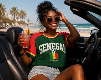 Senegal Soccer Shirt – Senegal Football Fan Tee – Teranga Lions Supporter Shirt – Senegal National Team Inspired Apparel