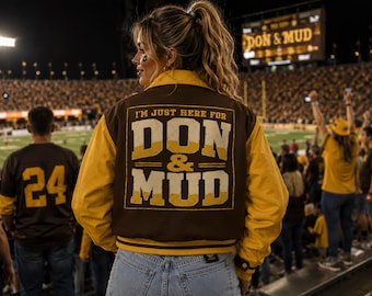 Kurtka unisex z kołnierzem „I'm Just Here For Don & Mud” – hołd dla drużyny baseballowej San Diego
