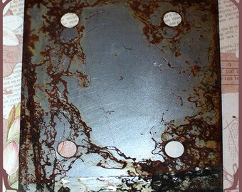 Rusty Plate Etsy