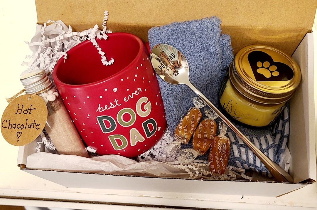 Dog Dad Mug Gift for Him Hot Chocolate Cozy Non Slip Sock Puppy Parent — free download