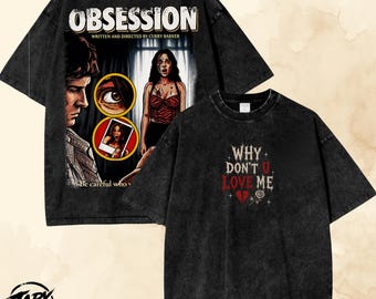 Obsession Movie 2026 Horror T-Shirt | Nikki And Bear Vintage OverSized Graphic Film Tee