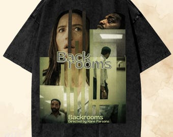 Backrooms VHS Movie 2026 Horror T-Shirt | Vintage OverSized Graphic Film Tee.