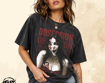 Obsession Movie 2026 Horror T-Shirt | Vintage OverSized Graphic Film Tee