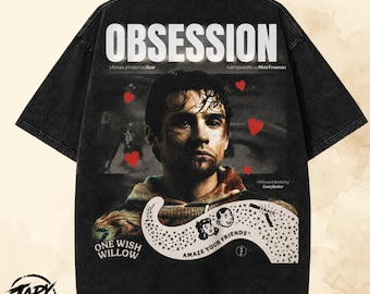 Obsession Movie 2026 Horror T-Shirt | Vintage OverSized Graphic Film Tee