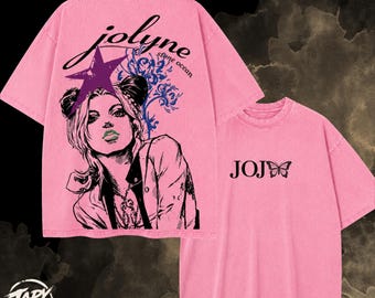 Jolyne Stone Ocean Vintage Acid Wash T Shirt:  JJBA SBR Graphic OverSized Tee . Y2K , Japanese StreetWear