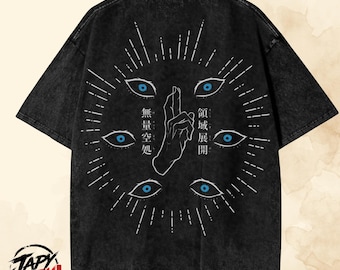 Anime Vintage oversized grafisch T-shirt - Anime cadeau voor hem.
