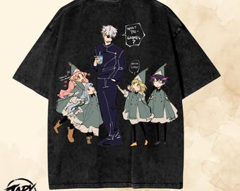 WitchHat Atelier Funny Anime T Shirt - Vintage OverSized Graphic Tee.