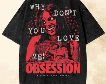 Obsession Movie 2026 Horror T-Shirt | Vintage OverSized Graphic Film Tee
