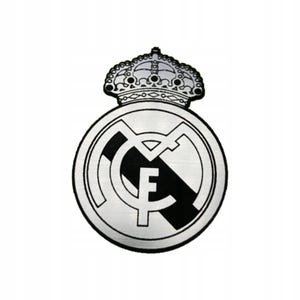 Écusson autocollant logo Real Madrid, badge de remplacement, symbole, plaque 3D personnalisée Madrid