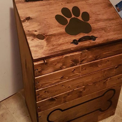 Pet Food and Toy Storage Container Bin Etsy