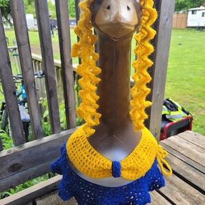 Swimsuit bikini crochet porch goose outfit