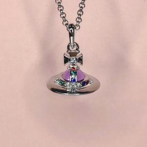 Vivienne westwood purple orb necklace - Etsy 日本
