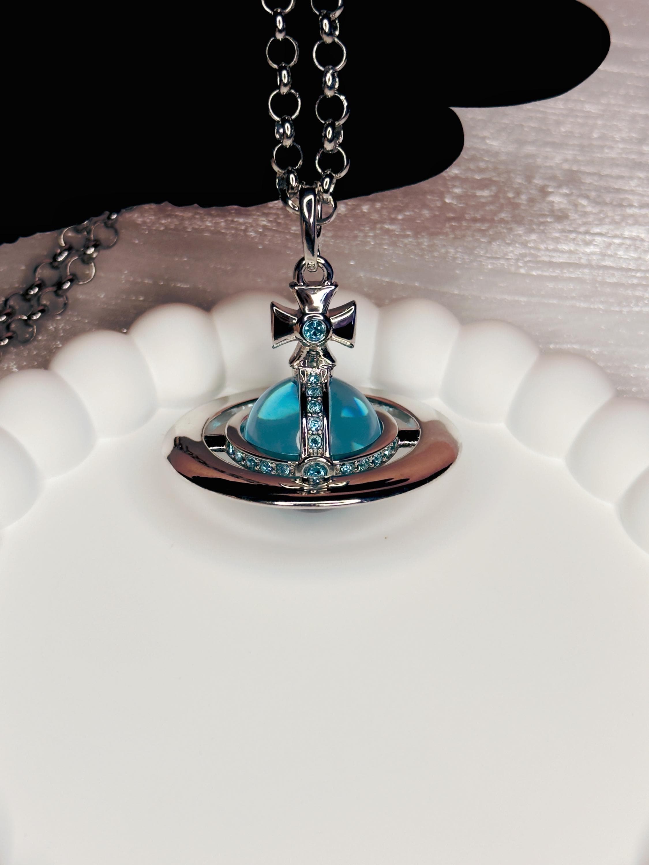Vivienne Westwood Necklace Large Orb - Etsy Canada