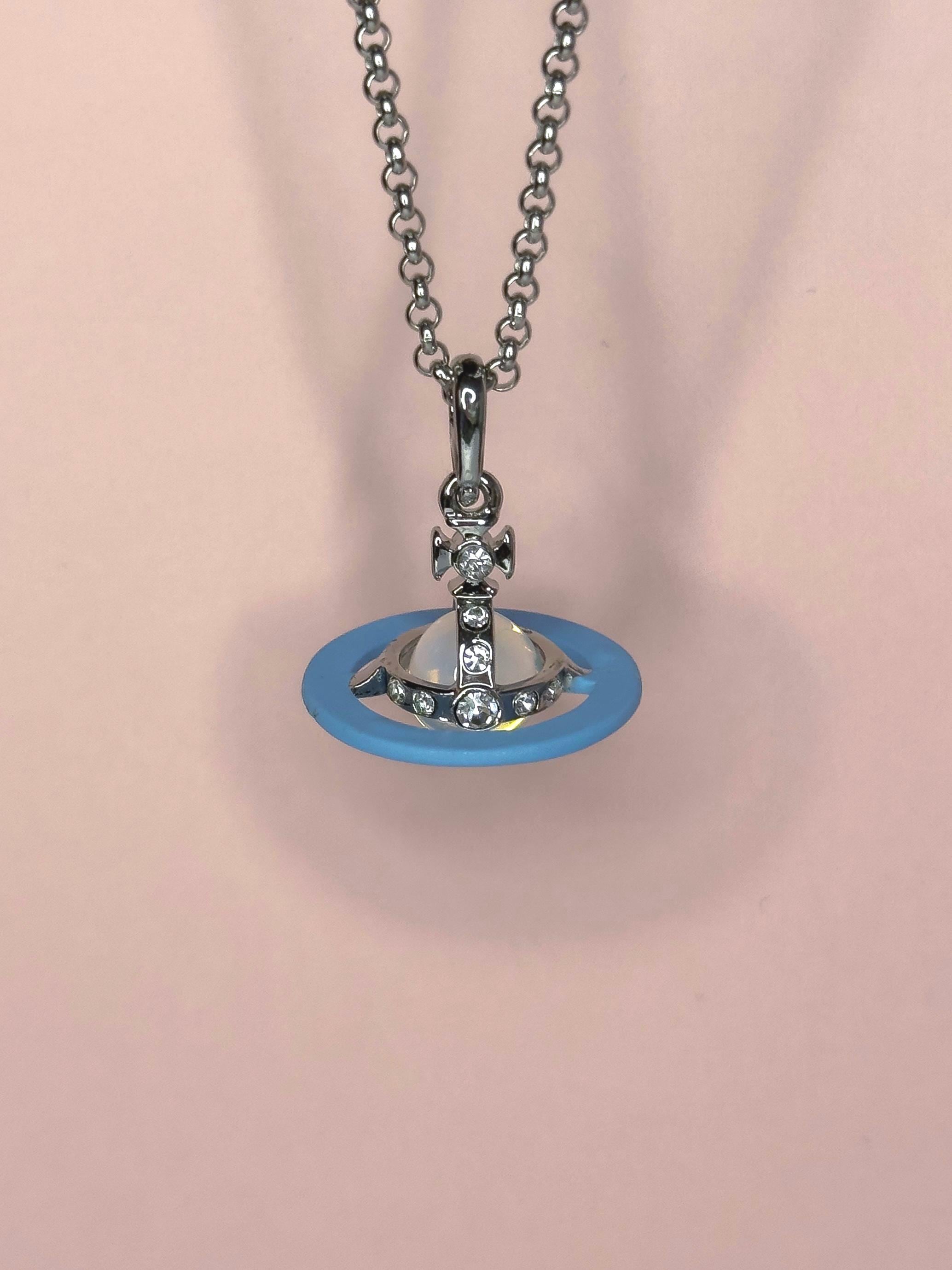Blue Vivienne Westwood Necklace - Etsy
