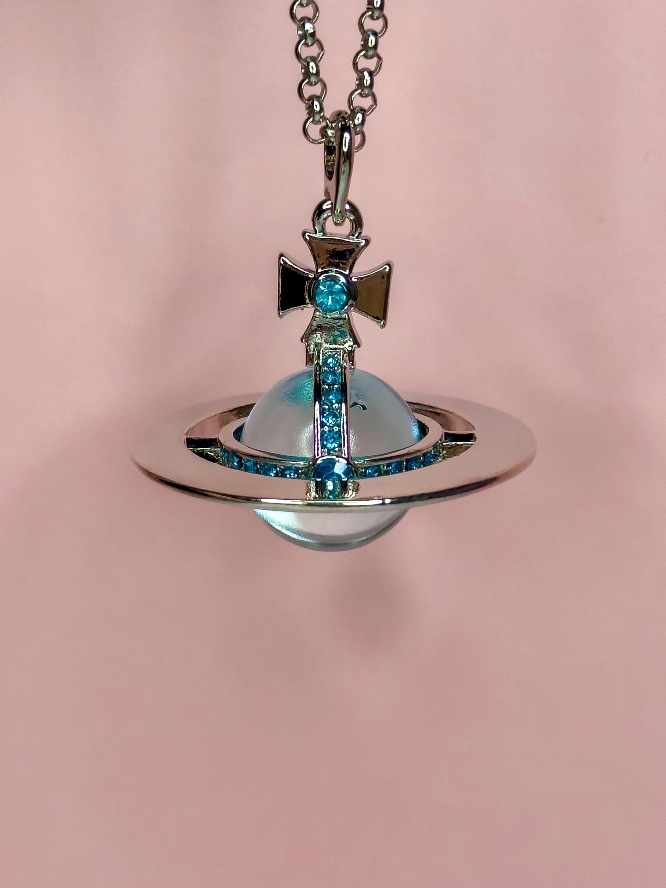 Vivienne westwood blue orb necklace - Etsy 日本 Vivienne Westwood 