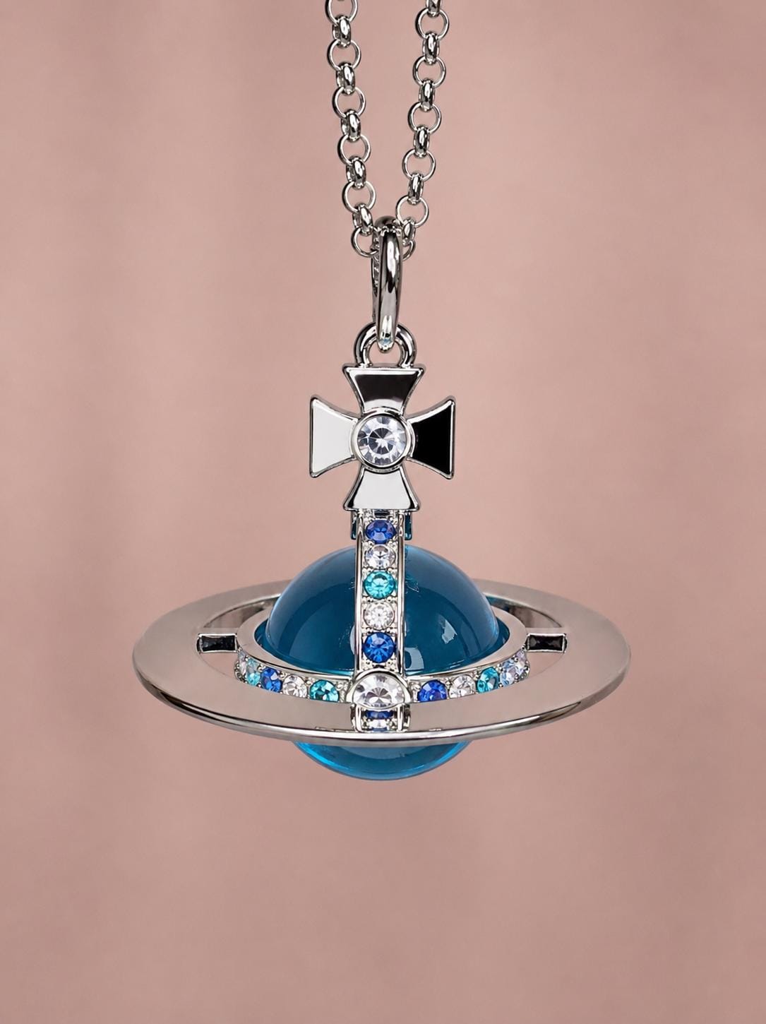 Vivienne Westwood Blue Orb Necklace - Etsy