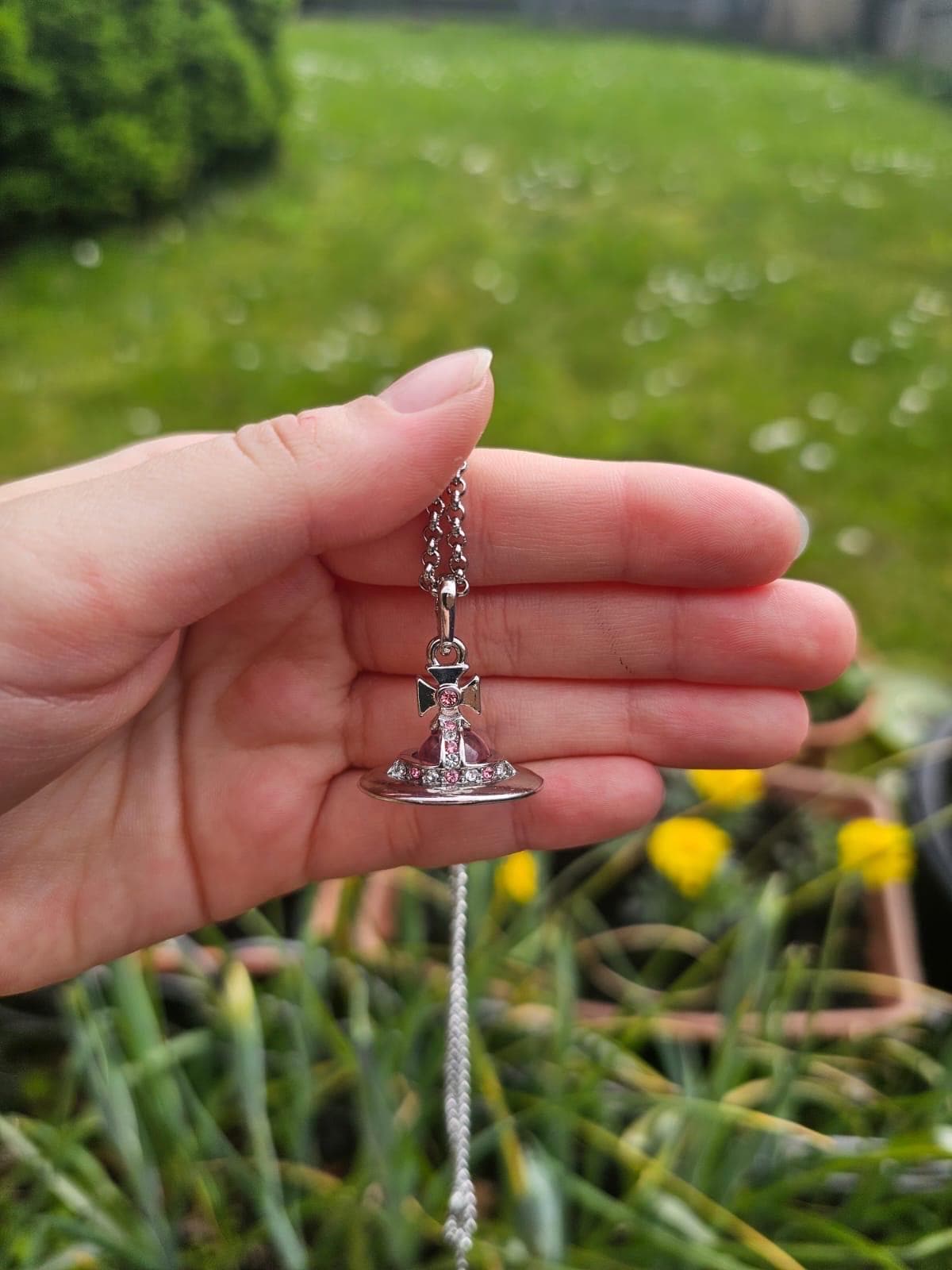 Vivienne westwood pink orb necklace - Etsy 日本
