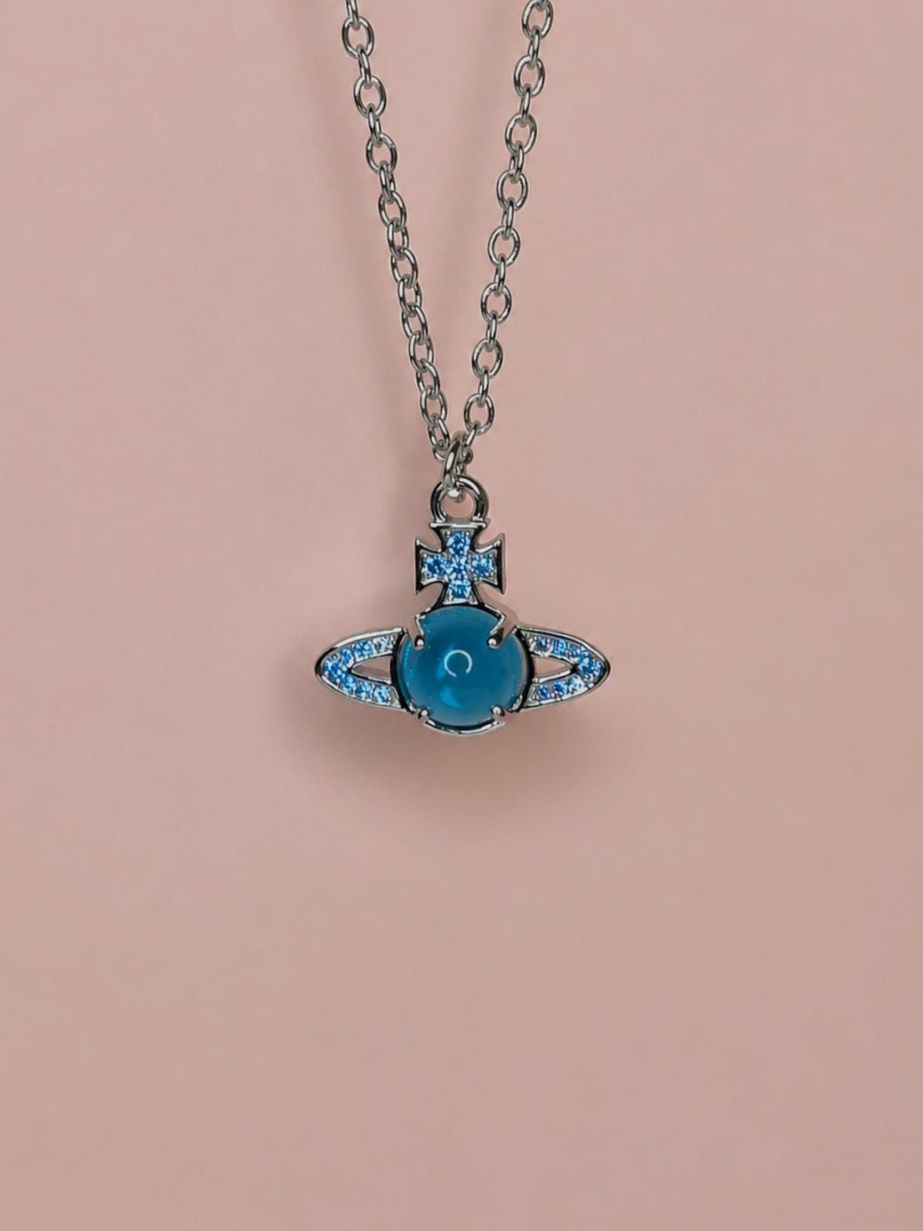 Vivienne westwood blue orb necklace - Etsy 日本