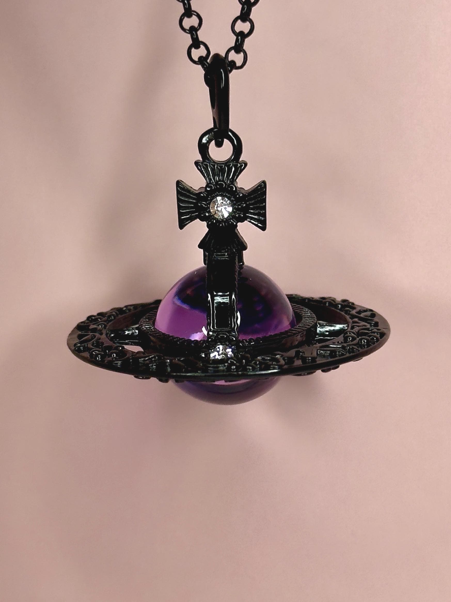 Vivienne Westwood Necklace Orb Purple - Etsy Canada