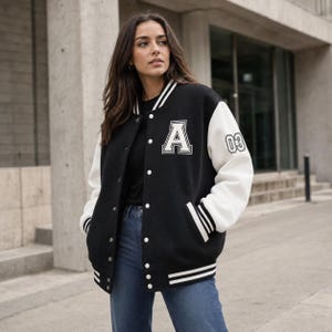 AUREV Private Society Letterman Jacket | Varsity A Patch, Est. 2026
