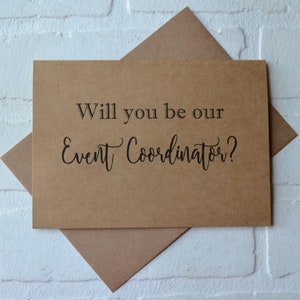Word jij ONZE EVENT COÖRDINATOR | dag van de weddingplannerkaart | persoonlijke begeleiderskaarten | help me bij het plannen van mijn grote dag