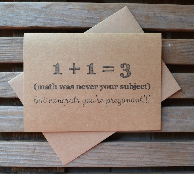 Congrats Math 1 + 1 = 3 | CONGRATS on the New TAX DEDUCTION | Not Bad Math Funny ...