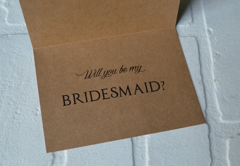 The BEST day EVER includes you bridesmaid card bridesmaid proposal card maid of honor matron wedding party kraft card funny bridesmaid cards
