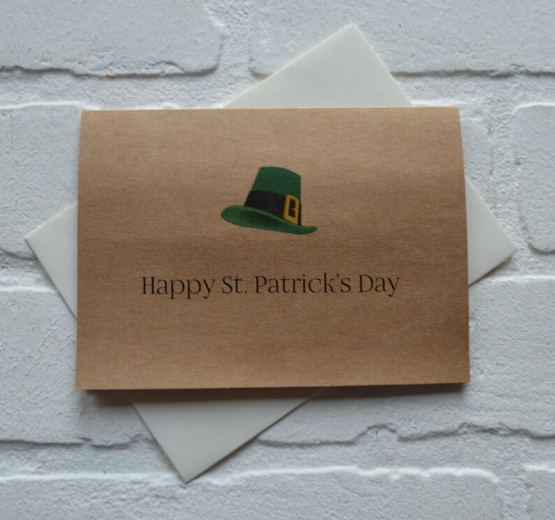 HAPPY ST PATRICK'S day card St. Paddy's day card Happy image 1