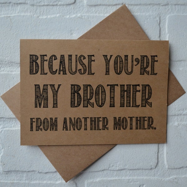 BROTHER FROM ANOTHER mother card will you be my groomsman cards bro funny card funny bridal card funny groomsmen proposal cards wedding card