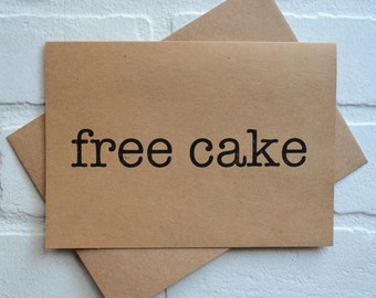 FREE CAKE SODA ring bearer proposal card | flower girl wedding party cards | bridal gifts | funny children greeting | walk down the aisle