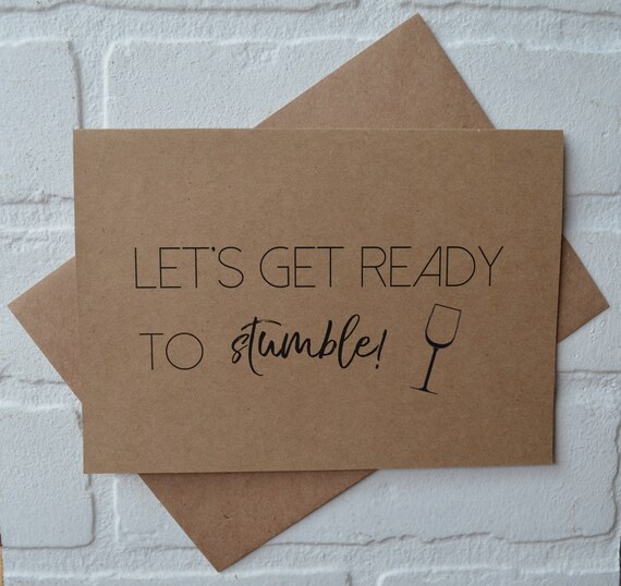 Let S Get Ready To Stumble Bridesmaid Cards Funny Will You Etsy Let S Get Ready To Stumble Bridesmaid Cards Funny Will You Etsy